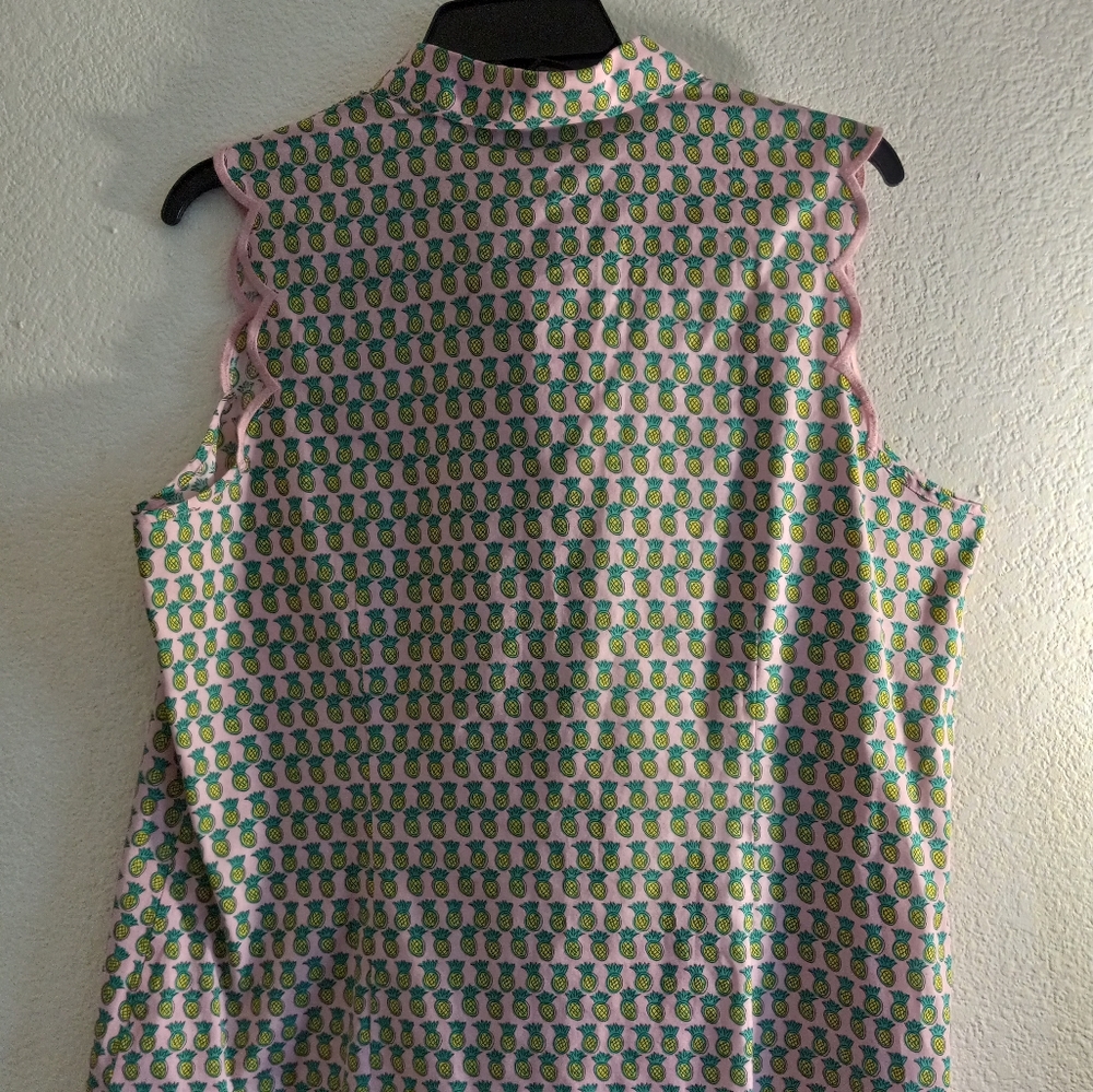 Talbot's Sleeveless Pineapple Shirt for Women - Picture 8 of 8